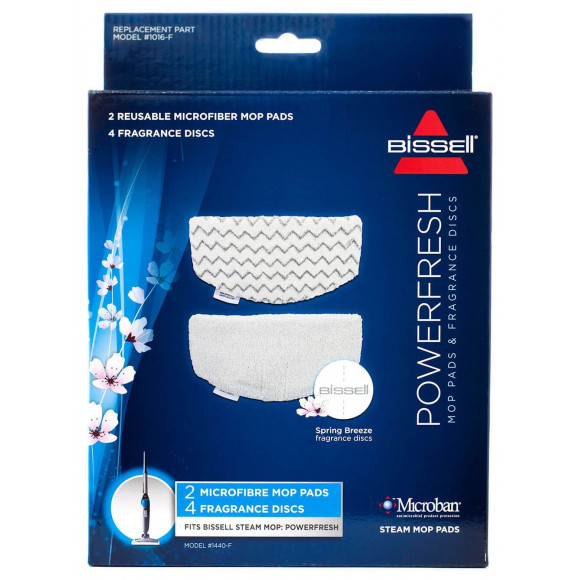 1016F Bissell PowerFresh™ Steam Mop Replacement Pads & Fragrance Discs